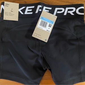 Girls Nike Pro bike shorts